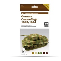 Vallejo Model Air AFV Set German Camouflage 1943/1944 6 Colour Acrylic Paint Set