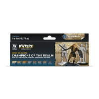 Vallejo 80250 Wizkids Premium set: Champions of the Realm Acrylic Paint Set (8 Colour Set)