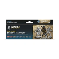 Vallejo Wizkids Premium set: Shadow warriors Acrylic Paint Set (8 Colour Set)