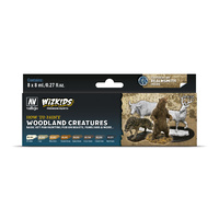 Vallejo Wizkids Premium set: Woodland creatures Acrylic Paint Set (8 Colour Set)