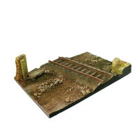 Vallejo Scenics 31x21 Country road cross with railway section Diorama Base