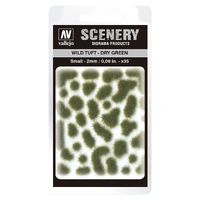 Vallejo 2mm Wild Tuft - Dry Green Diorama Accessory