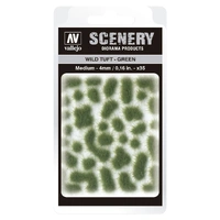 Vallejo 4mm Wild Tuft - Green Diorama Accessory