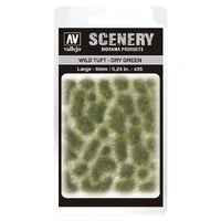 Vallejo 6mm Wild Tuft - Dry Green Diorama Accessory