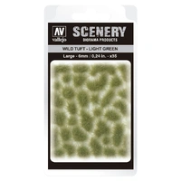 Vallejo 6mm Wild Tuft - Light Green Diorama Accessory