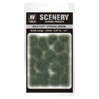 Vallejo SC427 12mm Wild Tuft - Strong Green Diorama Accessory