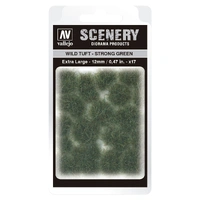 Vallejo 12mm Wild Tuft - Strong Green Diorama Accessory