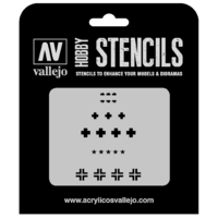 Vallejo 1/35 Assorted German WWII Tank Markings Stencil