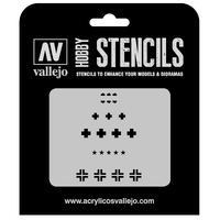 Vallejo 1/35 Assorted German WWII Tank Markings Stencil