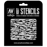 Vallejo 1/32 Pixelated Modern Camo Stencil