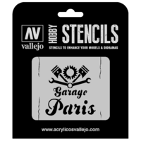 Vallejo 1/35 Vintage Garage Sign Stencil