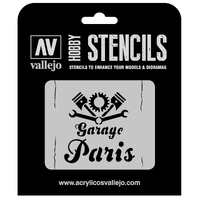 Vallejo 1/35 Vintage Garage Sign Stencil