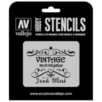Vallejo 1/35 Vintage Motorcycles Sign Stencil