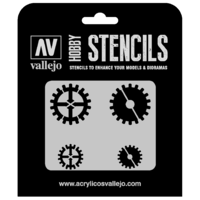 Vallejo ST-SF001 Gear Markings Stencil