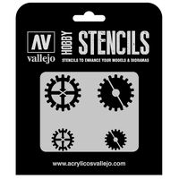 Vallejo Gear Markings Stencil