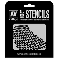 Vallejo Distorted Honeycomb Stencil