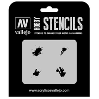 Vallejo 1/35 Petrol Spills Stencil