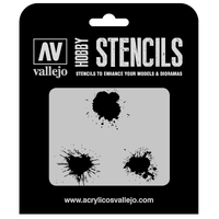Vallejo 1/35 Paint Stains Stencil