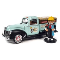 Auto World 1/18 Monopoly 1940 Ford - Property Management Resin Figure and Diecast Car