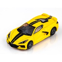 AFX Corvette C8 Accelerate Yellow
