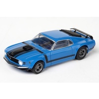 AFX MG+ Mustang Clear Boss 302 Blue   