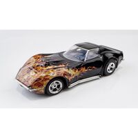 AFX 1968 Corvette 427 Black Flame