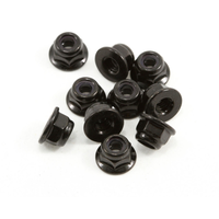 Axial Nylon Locknut M4 Black (10), AXA1045