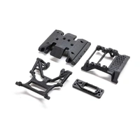 Axial Servo Mount with Skid and Cross Members, SCX10 III Coyote
