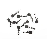 Axial 3mm Body Clip with Black Tabs, 10pcs, SCx24 JLU