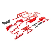Axial Complete Cage Set, Red, Capra 4WS