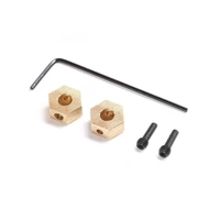Axial Brass 1.0g Hex Hub, 2pcs, SCX24, AX24