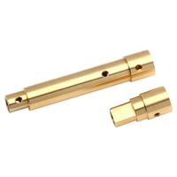 Axial Brass Rear Axle Tube Set, Pro Scaler