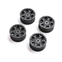 Axial 1.0 Ford Bronco Wheels, Black, 4pcs,, SCX24