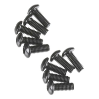 Axial Hex Socket ButtonHead Screw M3x8mm Black Oxide (10), AXA114