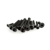 Axial Hex Socket Tap Flat Head Screw M3x12mm Black (10), AXA466, AXIC0129
