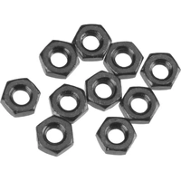 Axial Thin Hex Nut, M3, Black, 10 Pieces, AXA1040