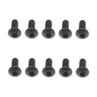 Axial M2.6x6mm Hex Socket Button Black (10), AX31280