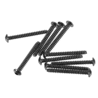 Axial Hex Socket Tapping Button Head Screw, M3x25mm, Black, 10 Pieces, AXA440