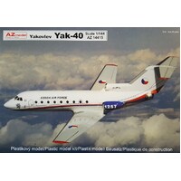 AZ Models AZ14415 1/144 Jak-40 Military – CZAF, PL, Angola Plastic Model Kit