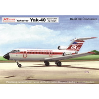 AZ Models 1/144 Jak-40 CSA,Cubana Plastic Model Kit