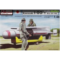 AZ Models 1/48 Kawasaki Ki-148 w/trolley Plastic Model Kit
