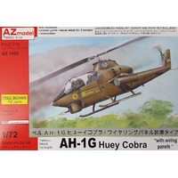 AZ Models 1/72 AH-1G Huey Cobra w/panels Plastic Model Kit 7450