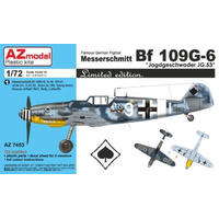 AZ Models 1/72 Bf 109G-6 JG.53 Plastic Model Kit 7453