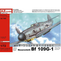 AZ Models 1/72 Bf 109G-1 Gustav 1 Plastic Model Kit 7465