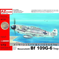 AZ Models 1/72 Bf 109G-6 Trop Plastic Model Kit 7511