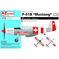 AZ Models 1/72 P-51B Mustang Foreign Plastic Model Kit 7514