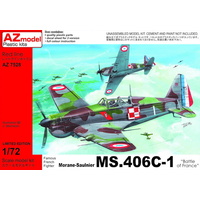AZ Models 1/72 MS-406 France Plastic Model Kit