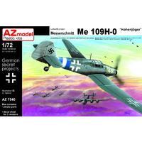 AZ Models 1/72 Bf 109H-0 Plastic Model Kit 7540