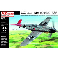 AZ Models 1/72 Bf 109G-0/V/Aces Plastic Model Kit 7547