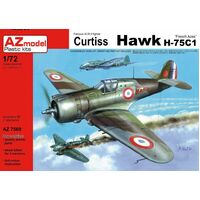 AZ Models 1/72 Curtiss H-75C-1 French Aces Plastic Model Kit